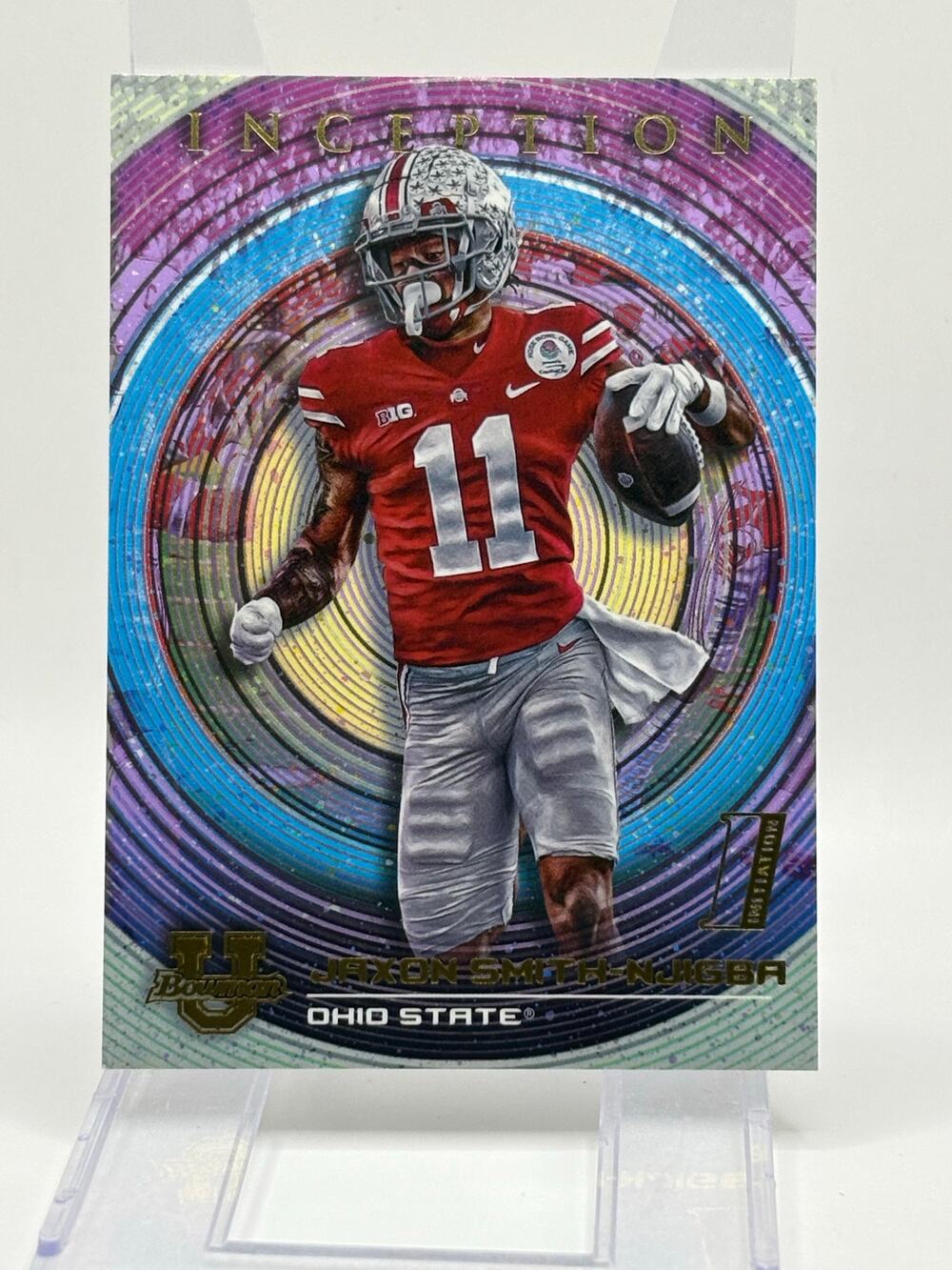 2022-23 Bowman Inception U Jaxon Smith-Njigba 1st Ohio State Seattle Seahawks